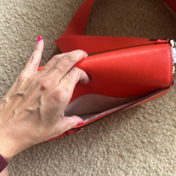 SOLD Kate spade NY buddie smooth leather satchel, magma color, NWT - Picture 3 of 3